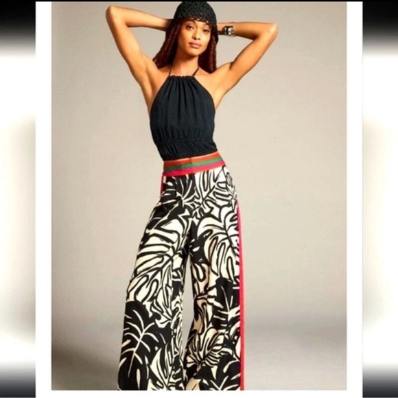 Sweet Rain Pants - Sweet Rain Wide-Leg Linen Pants palazzo